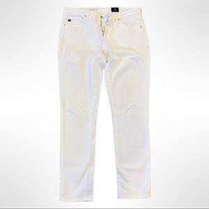 AG white jeans 26R Prima Ankle Cigarette Ankle